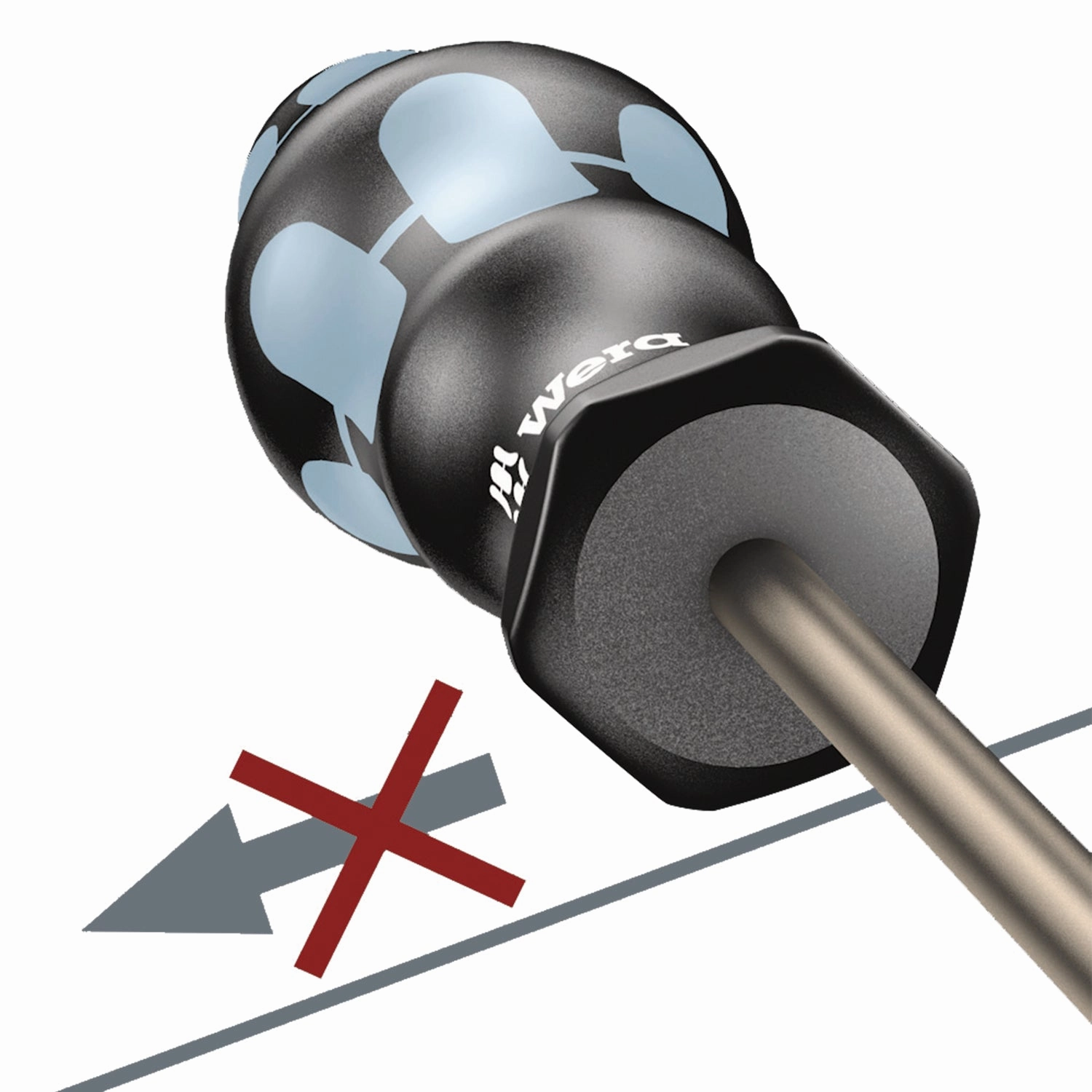 Wera 3367 Screwdriver for TORX screws, stainless, TX 8 x 60 mm
