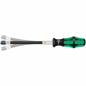 Wera 392 Bitholding screwdriver with flexible shaft, 1/4" x 177 mm