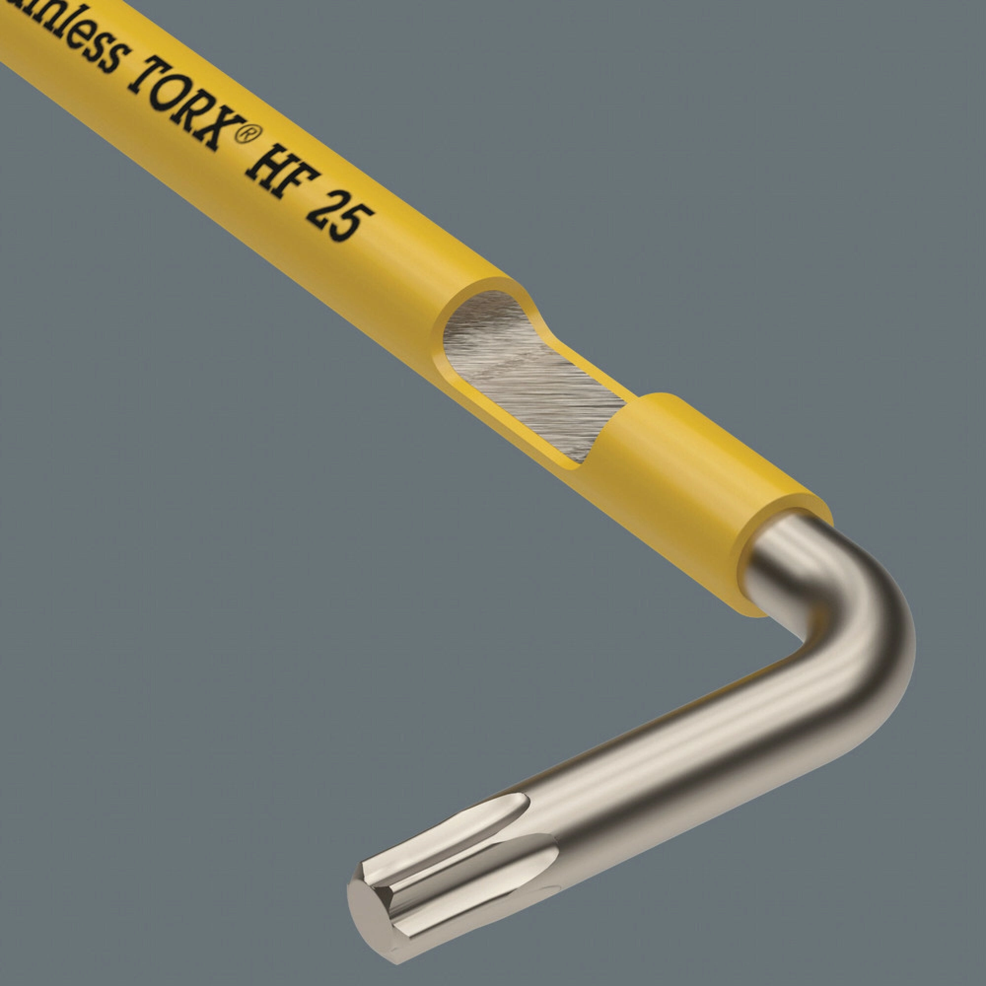 Wera 3967 SXL HF TORX L-key Multicolour with holding function, long, stainless, TX 30 x 195 mm