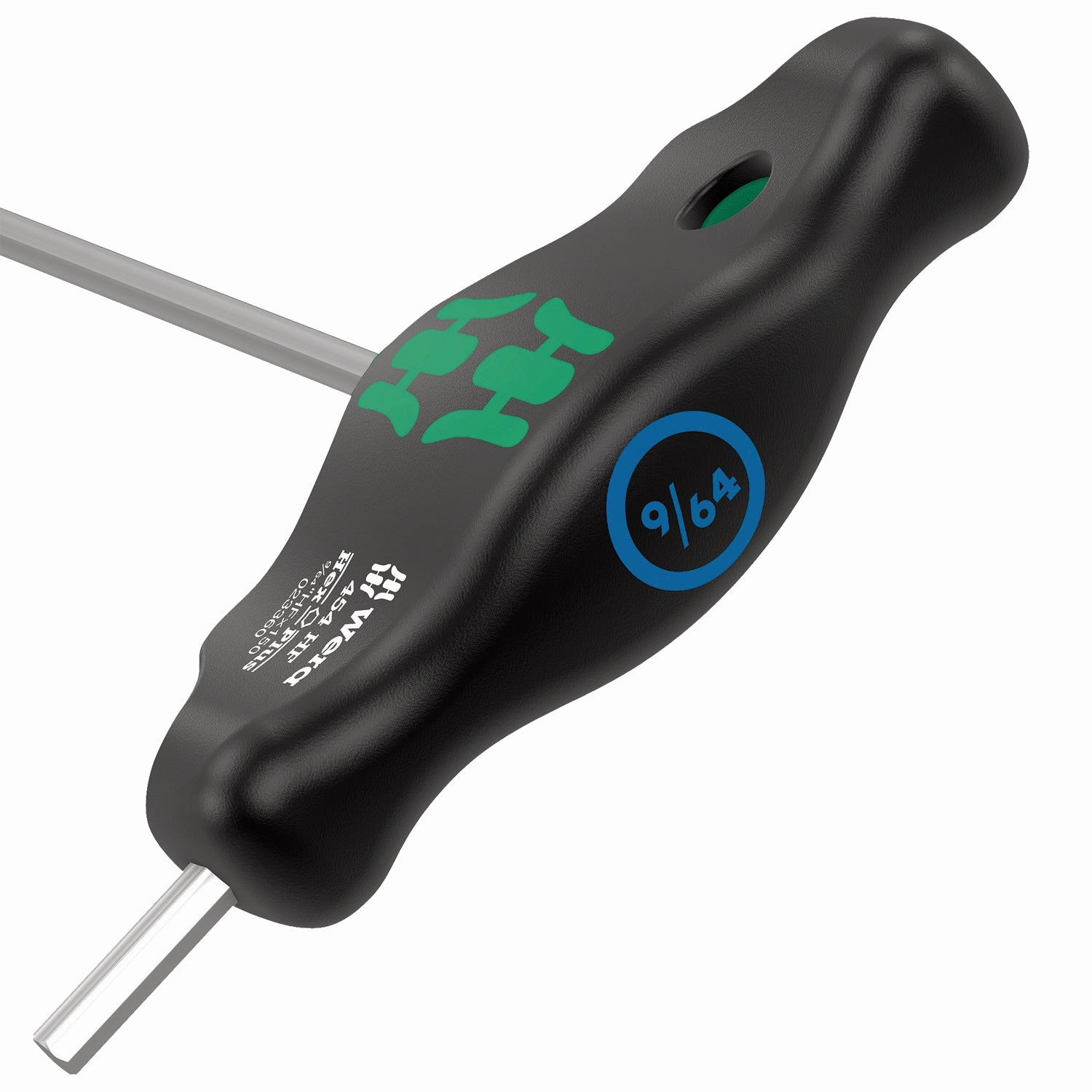 Wera 454 HF T-handle hexagon screwdriver Hex-Plus with holding function, imperial, 5/16" x 150 mm