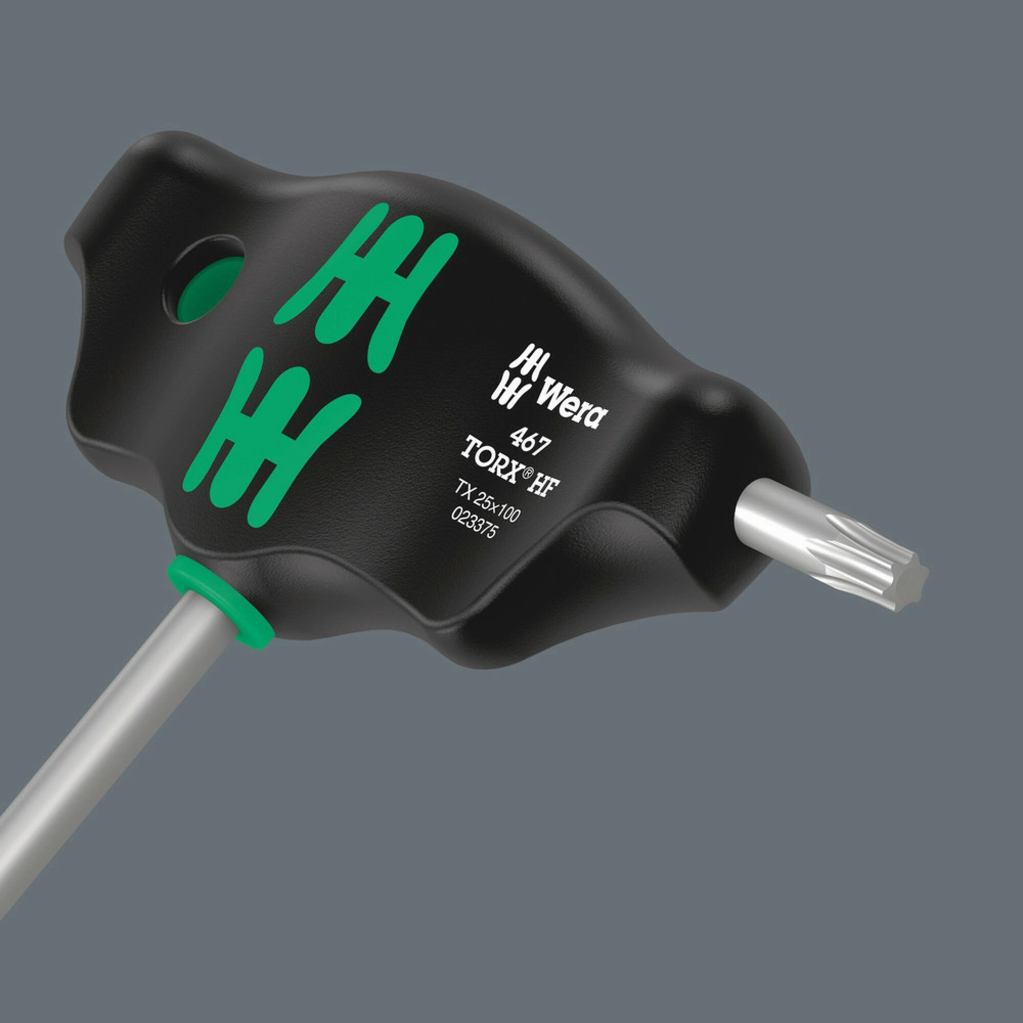 Wera 467 TORX HF T-handle screwdriver with holding function, TX 25 x 200 mm