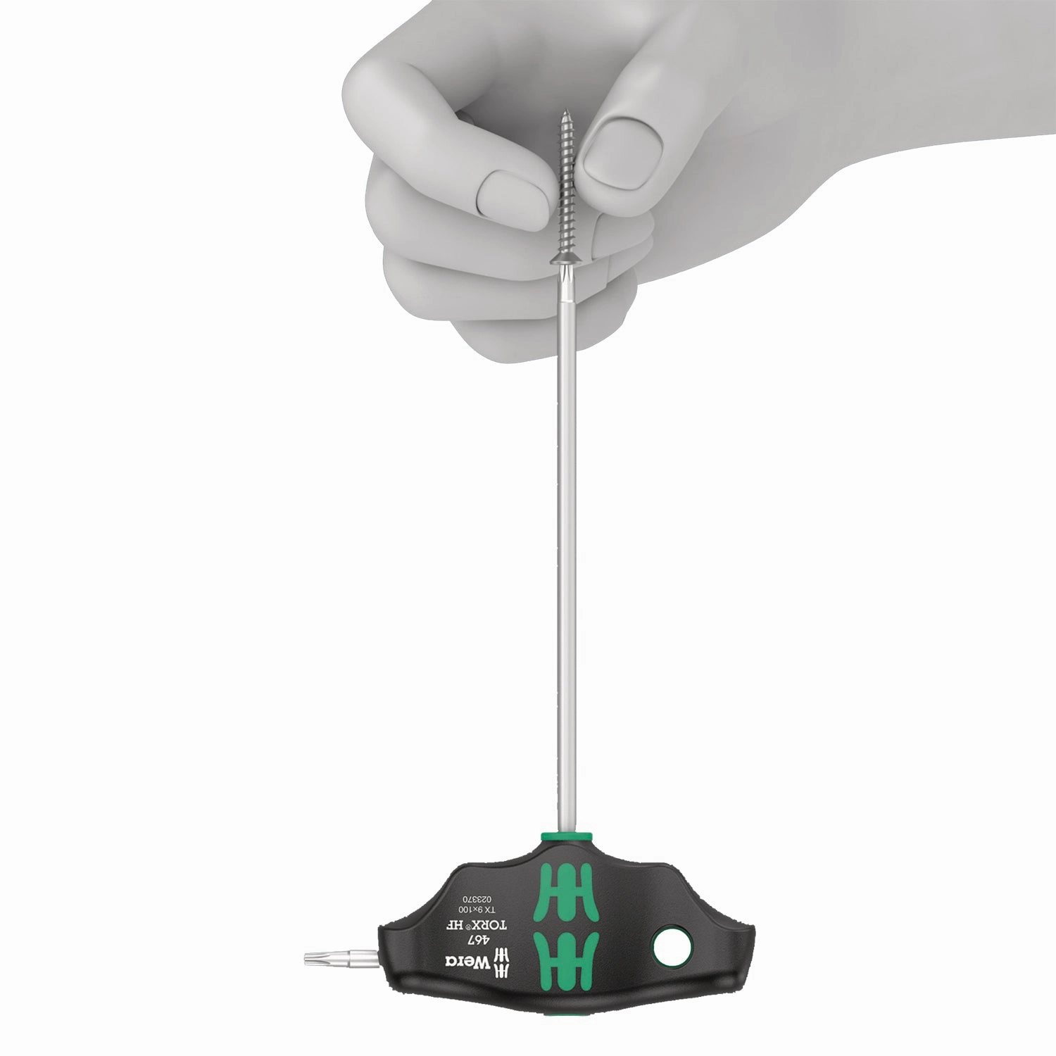 Wera 467 TORX HF T-handle screwdriver with holding function, TX 40 x 200 mm