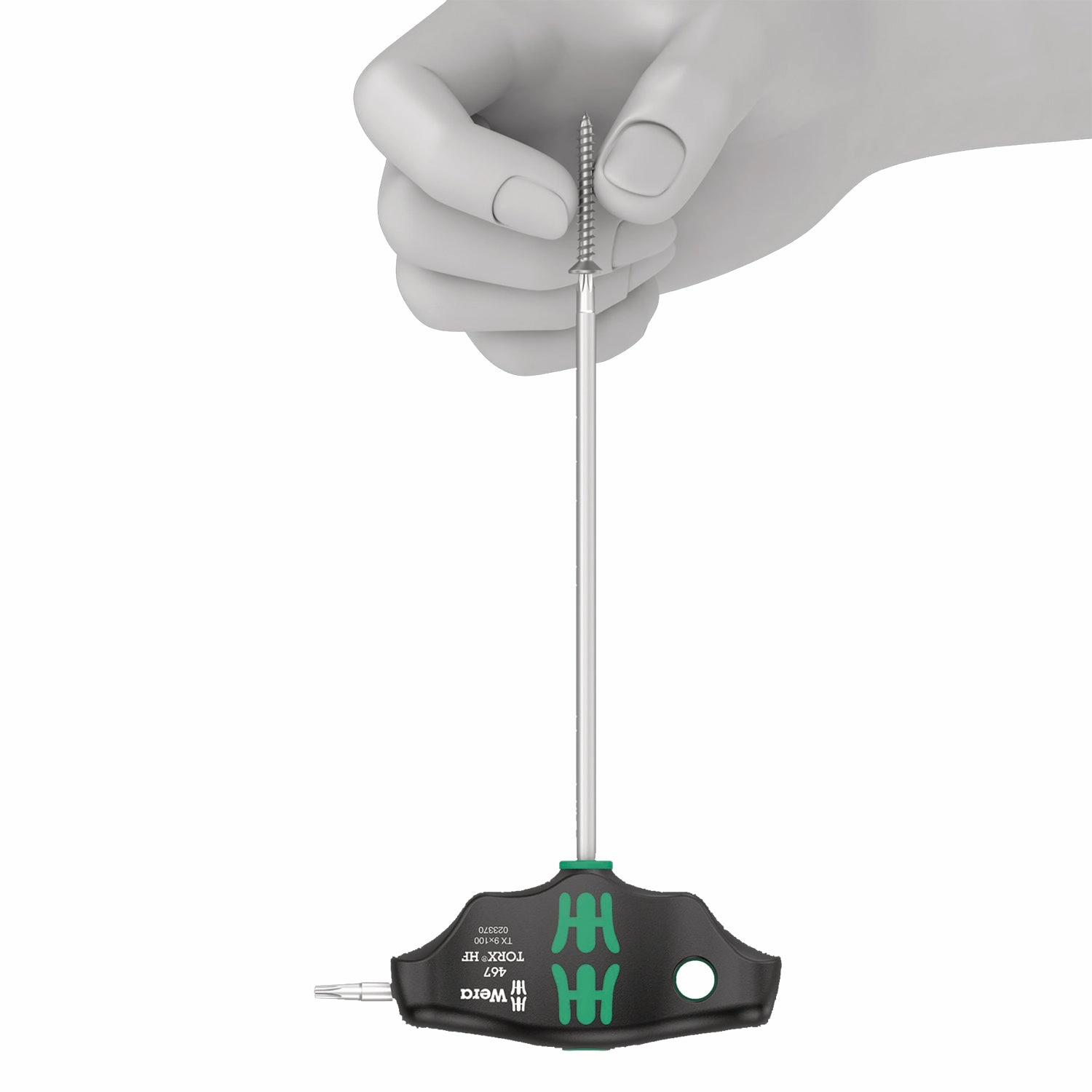 Wera 467 TORX HF T-handle screwdriver with holding function, TX 45 x 200 mm