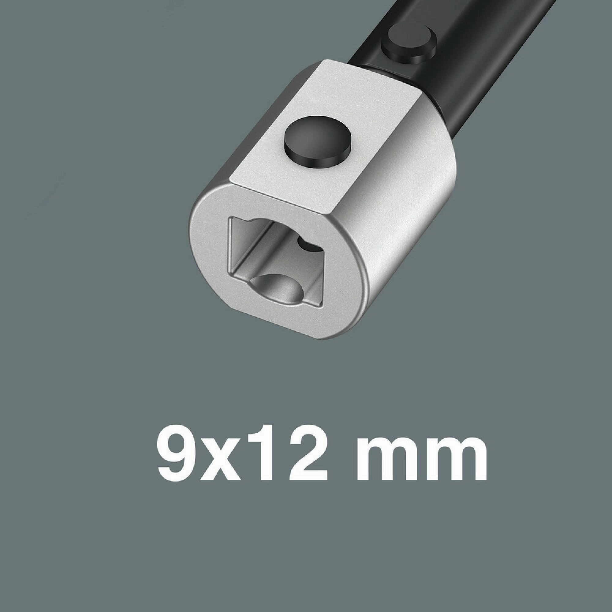 Wera 7771 Ring spanner insert, 9x12 mm, 17 x 44 mm