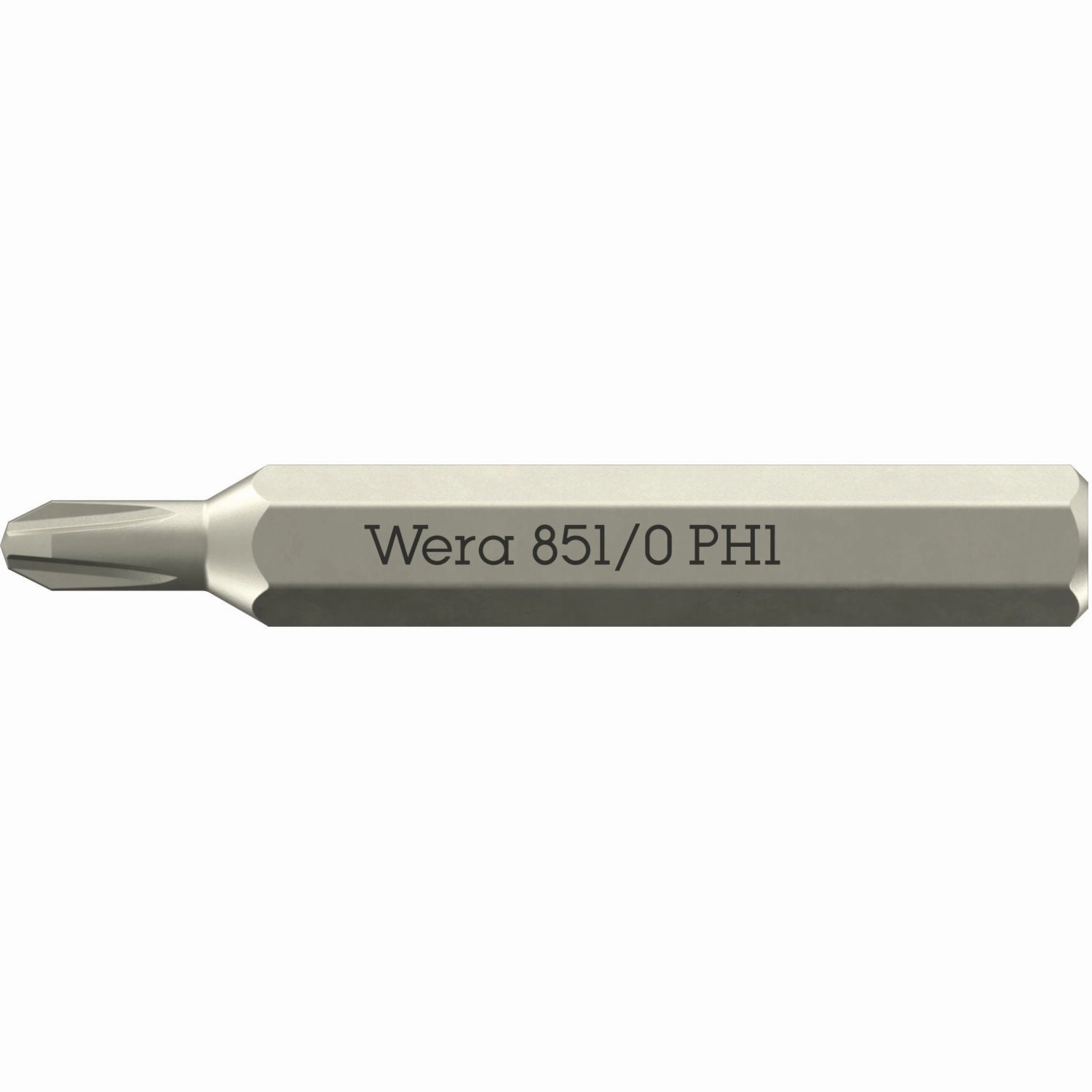 Wera 851/0 Micro Bits for Phillips Screws, PH1 x 30 mm