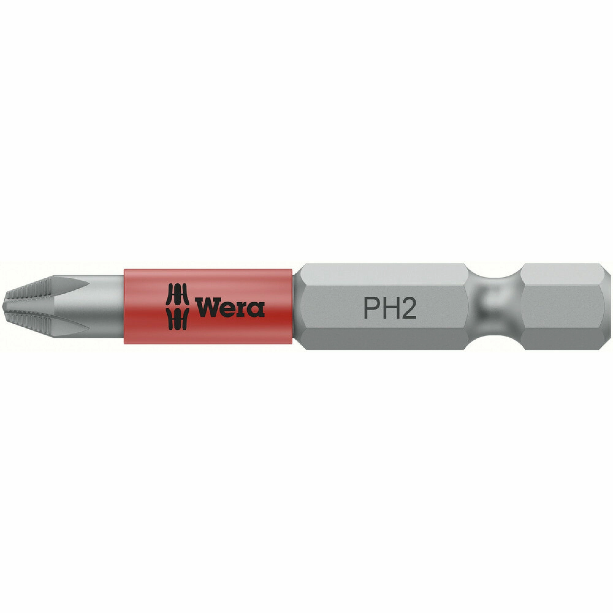 Wera 853/4 ACR SL bits with sleeve, magnetized, PH 2 x 50 mm