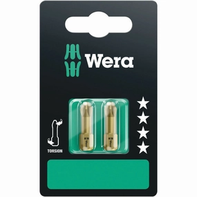 Wera 855/1 TH SB bits, PZ 1 x 25 mm, 2 pieces