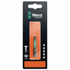 Wera 867/4 IMP DC SB Impaktor bits, TX 40 x 50 mm