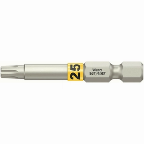 Wera 867/4 TORX HF Bits with holding function, TX 20 x 89 mm