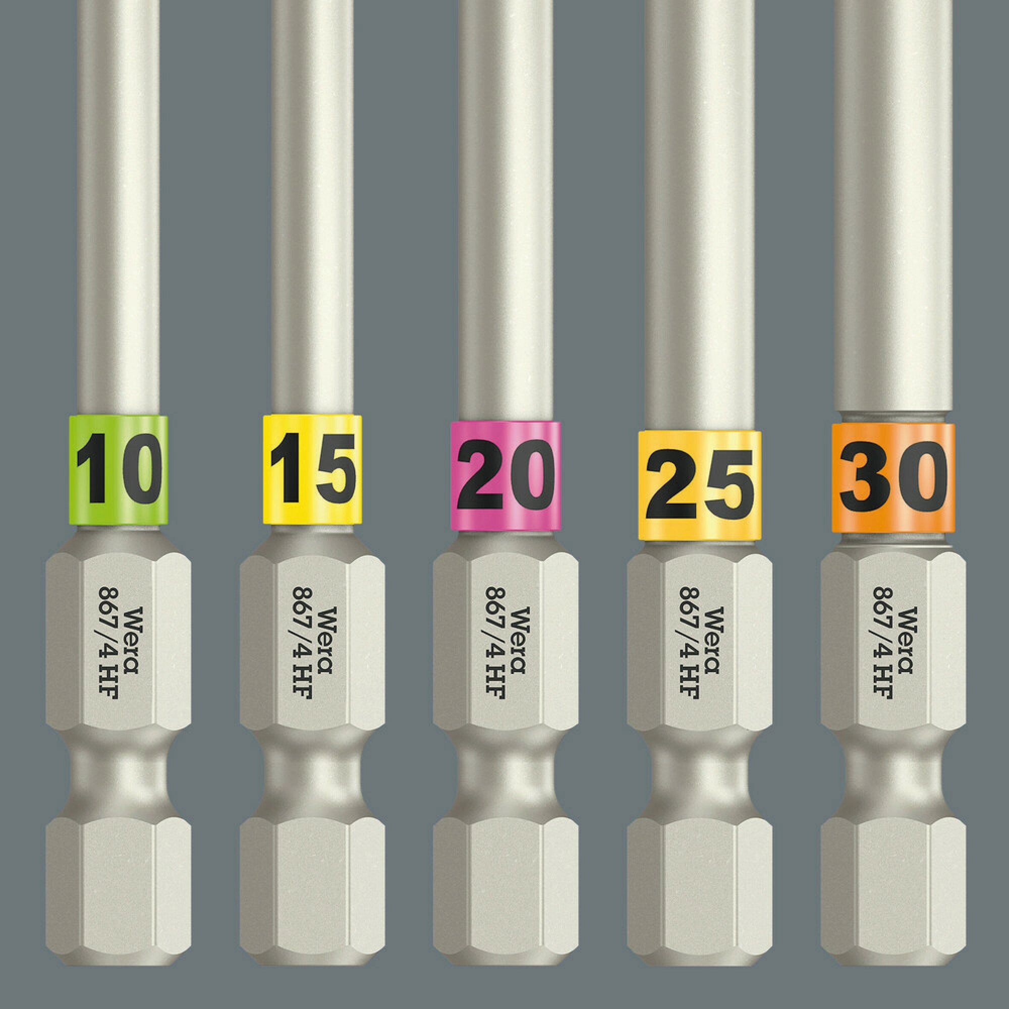 Wera 867/4 TORX HF Bits with holding function, TX 20 x 89 mm