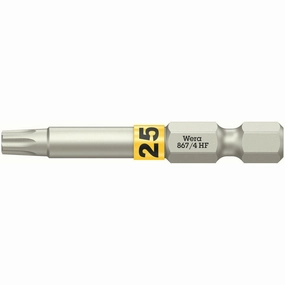 Wera 867/4 TORX HF Bits with holding function, TX 25 x 89 mm