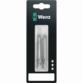 Wera 867/4 Z TORX BO bits with bore hole SB, TX 25 x 70 mm, 2 pieces