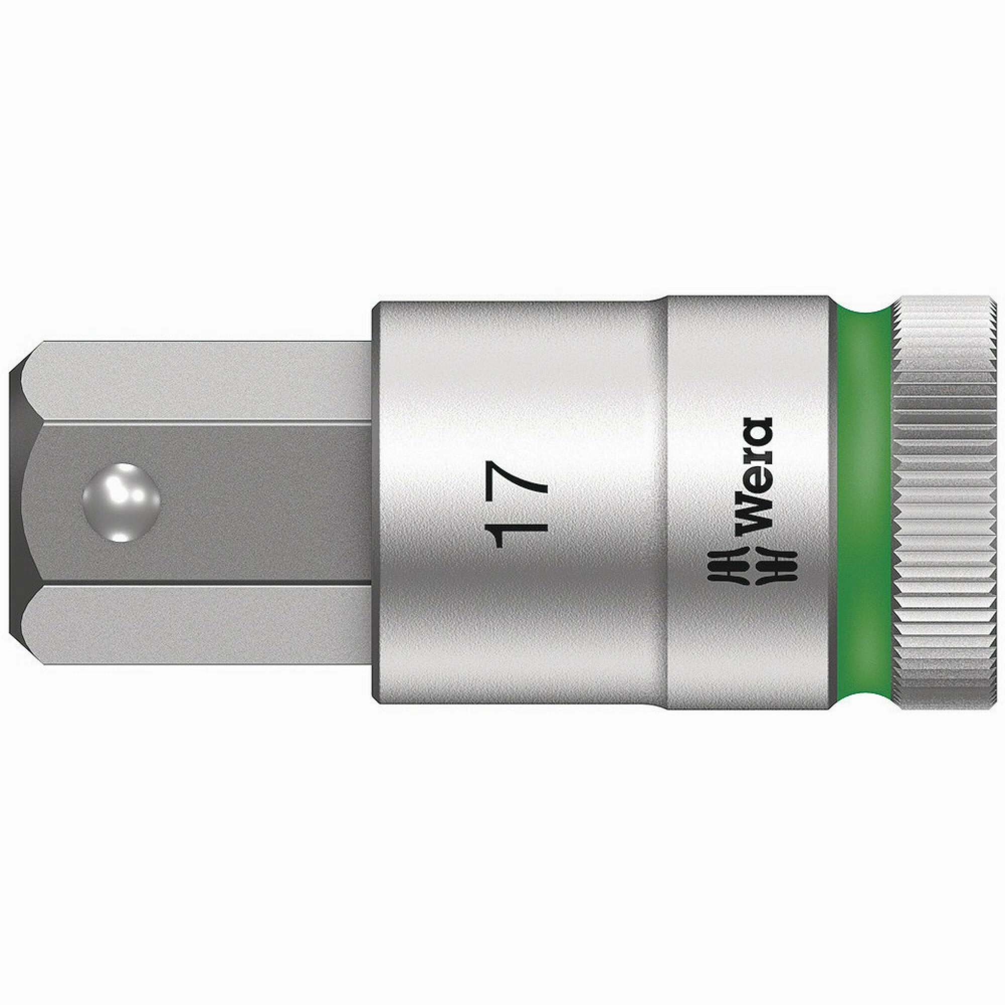 Wera 8740 C HF Zyklop bit socket with 1/2" drive with holding function, 10 x 140 mm