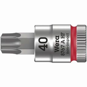 Wera 8767 A HF TORX Zyklop bit socket with holding function, 1/4" drive, TX 15 x 28 mm