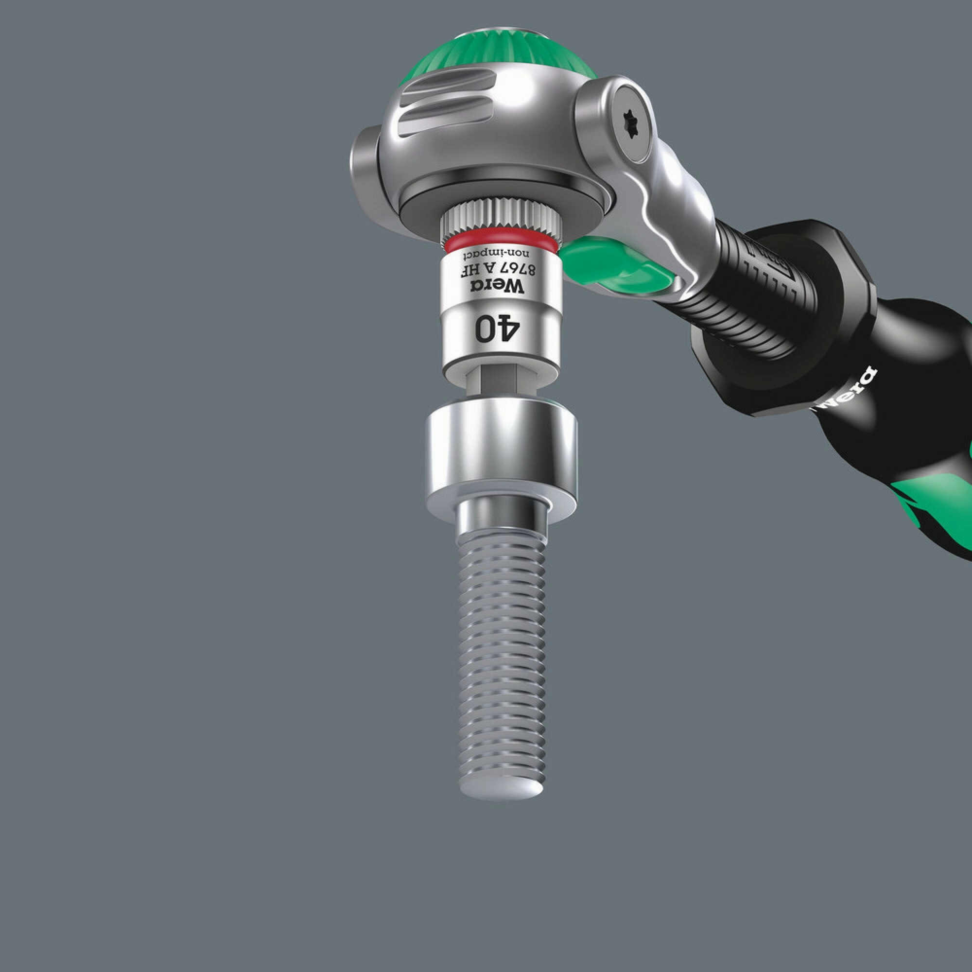 Wera 8767 A HF TORX Zyklop bit socket with holding function, 1/4" drive, TX 27 x 100 mm