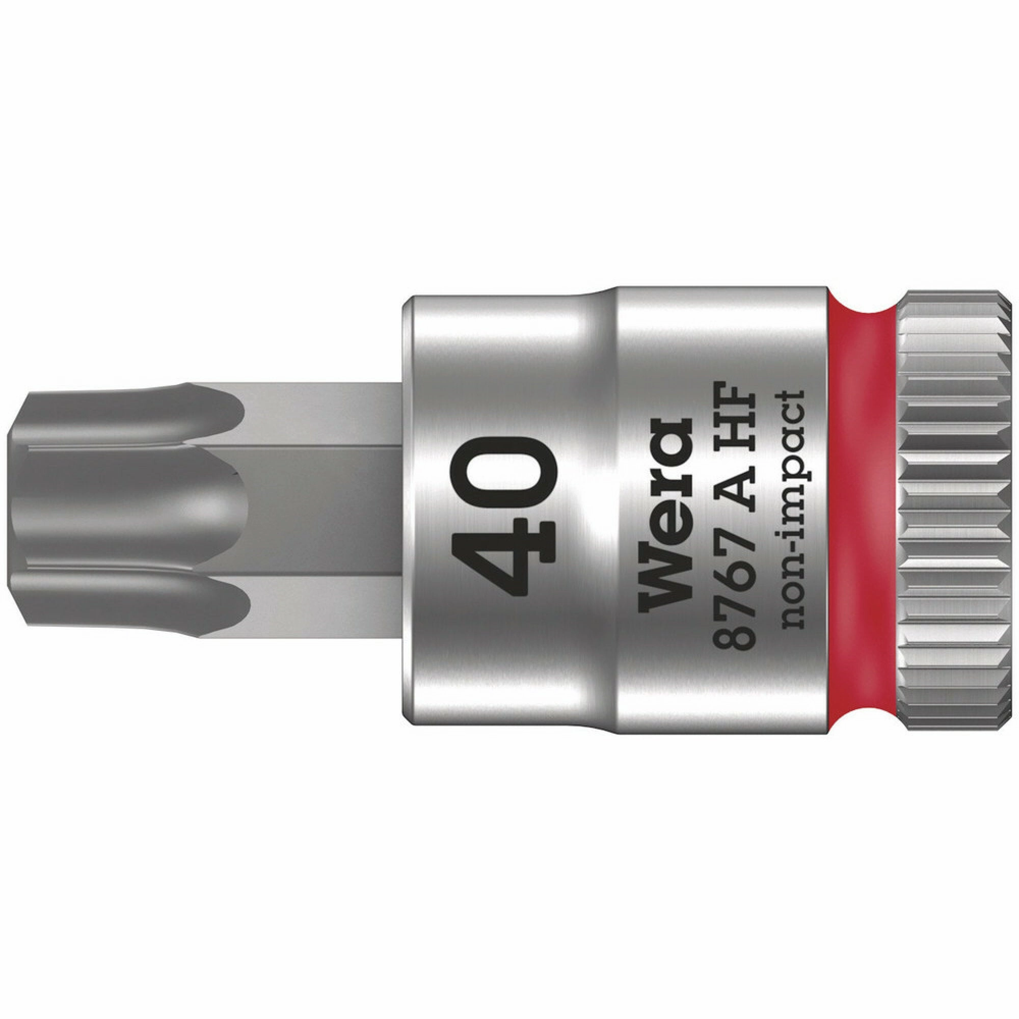 Wera 8767 A HF TORX Zyklop bit socket with holding function, 1/4" drive, TX 27 x 100 mm
