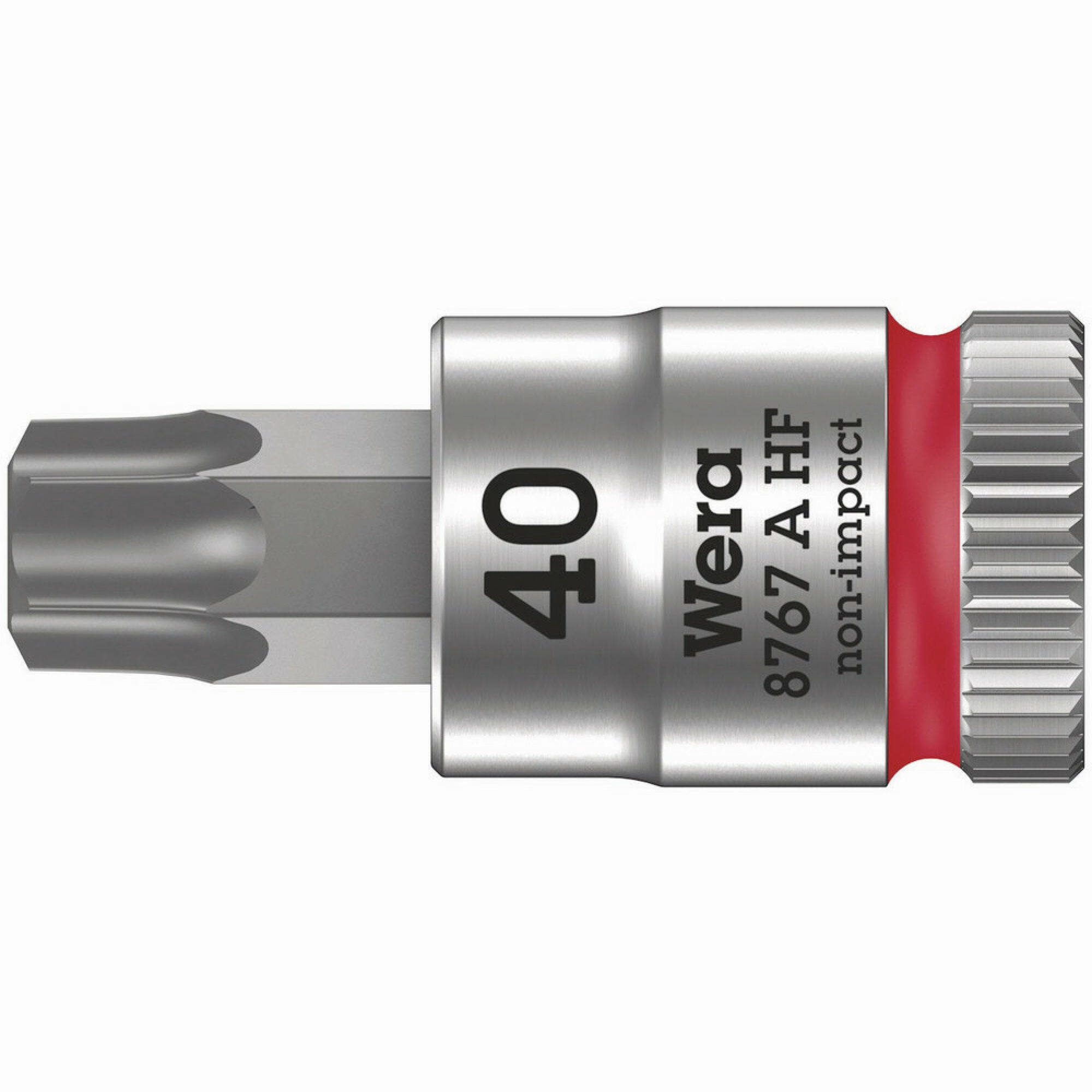 Wera 8767 A HF TORX Zyklop bit socket with holding function, 1/4" drive, TX 30 x 100 mm