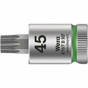 Wera 8767 B HF TORX Zyklop bit socket with holding function, 3/8" drive, TX 27 x 107 mm