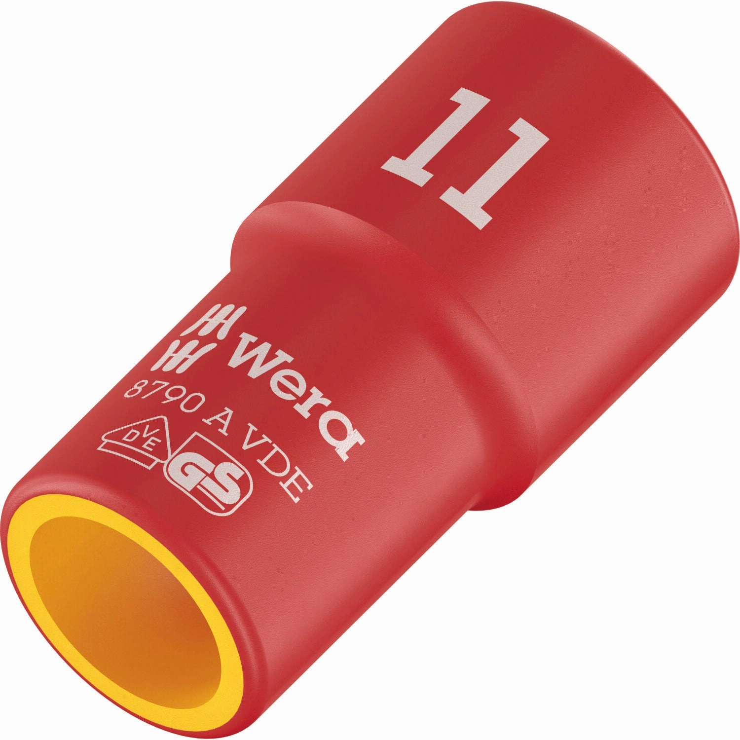Wera 8790 A VDE Zyklop Socket, Insulated, with 1/4" Drive, 13 x 41 mm