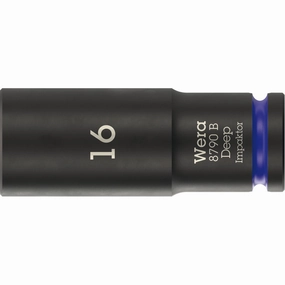 Wera 8790 B Impaktor Deep Socket with 3/8" drive, 16 mm