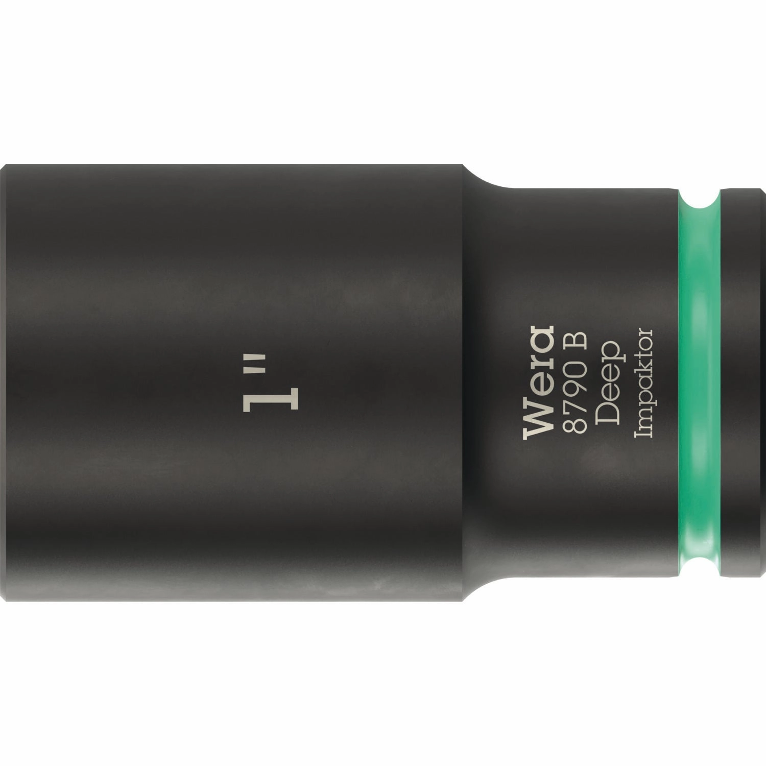 Wera 8790 B Impaktor Deep Socket with 3/8" drive, 1"