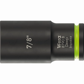 Wera 8790 B Impaktor Deep Socket with 3/8" drive, 7/8"