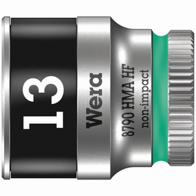 Wera 8790 HMA HF Zyklop socket with 1/4" drive with holding function, 13 x 23 mm