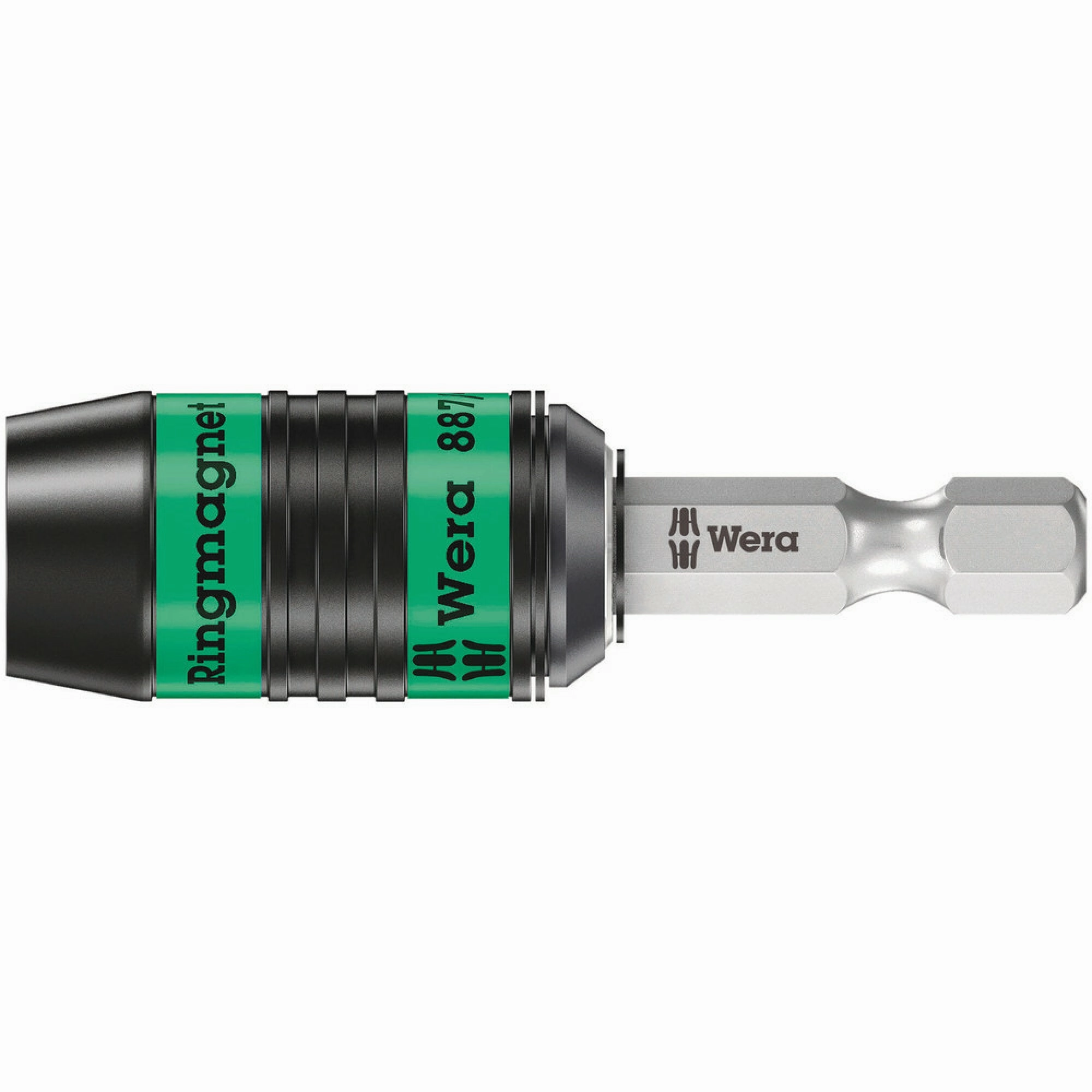 Wera 887/4 RR Rapidaptor Universal Bit Holder with ring magnet, 1/4" x 57 mm