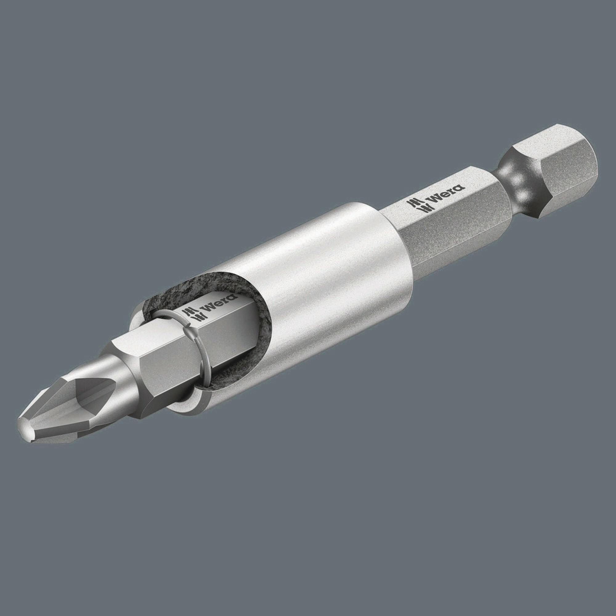 Wera 899/4/1 Universal Bit Holder, 1/4" x 75 mm