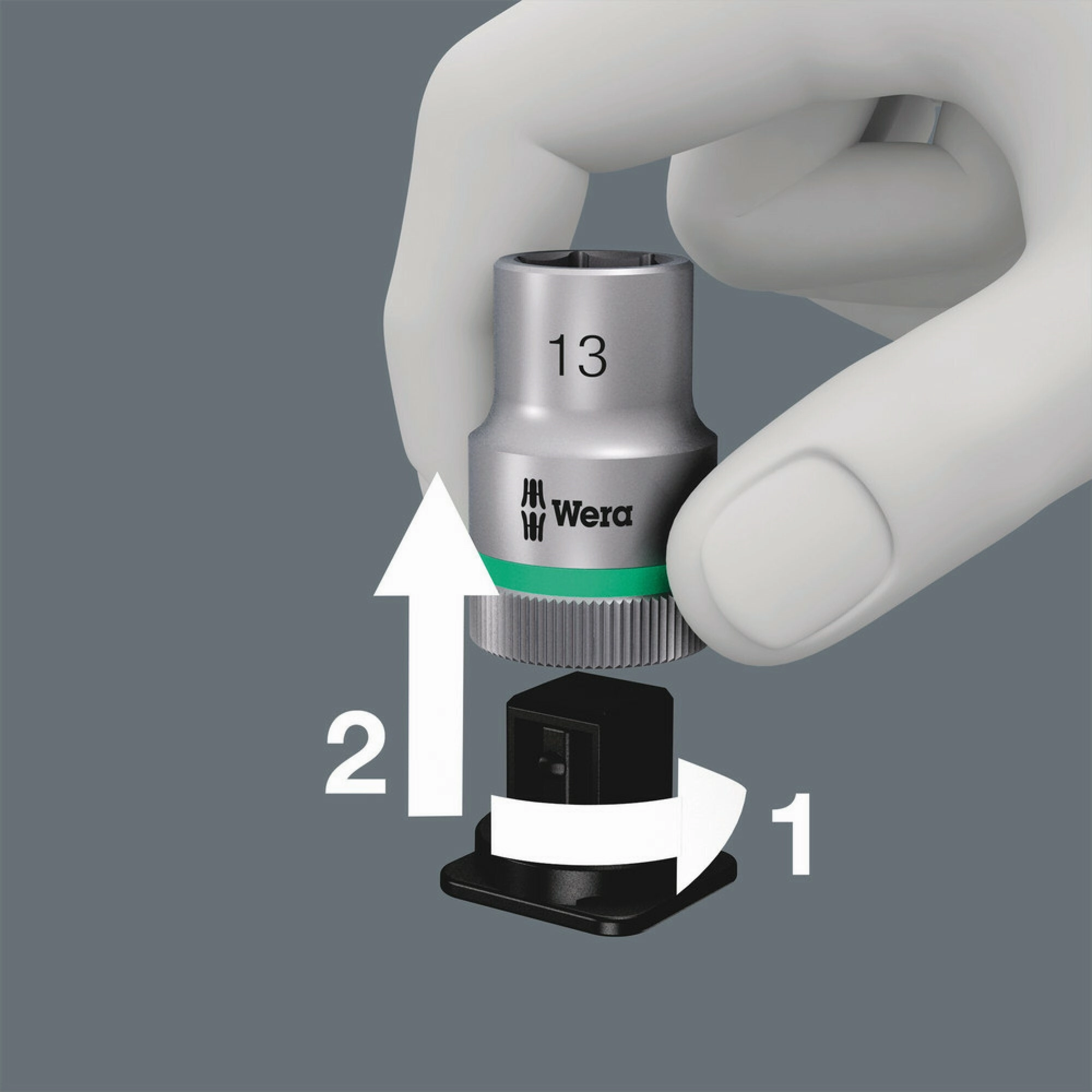 Wera 9404 Textile Box 8767 C TORX HF 1, empty, 152 x 126 x 45 mm