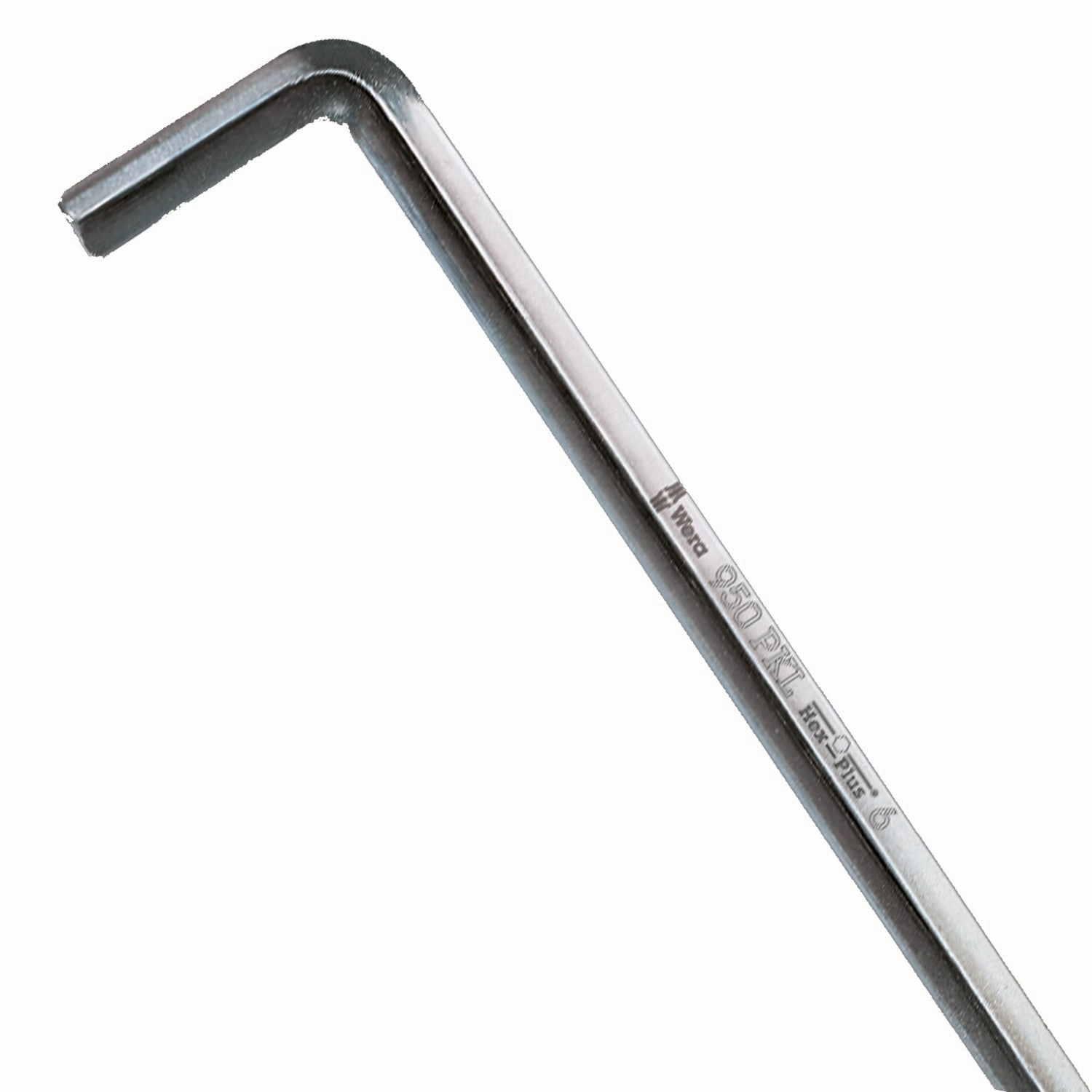 Wera 950 PKL L-key, metric, chrome-plated, 7 x 190 mm