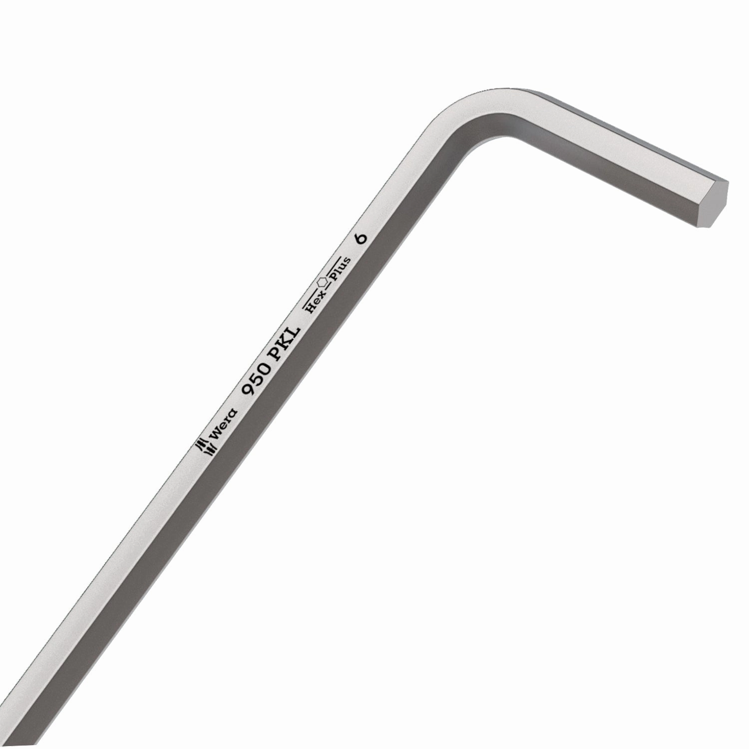 Wera 950 PKLS L-key, metric, chrome plated, 1.5 x 90 mm