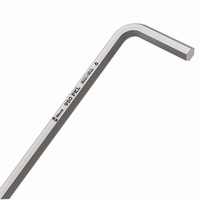 Wera 950 PKLS L-key, metric, chrome plated, 1.5 x 90 mm