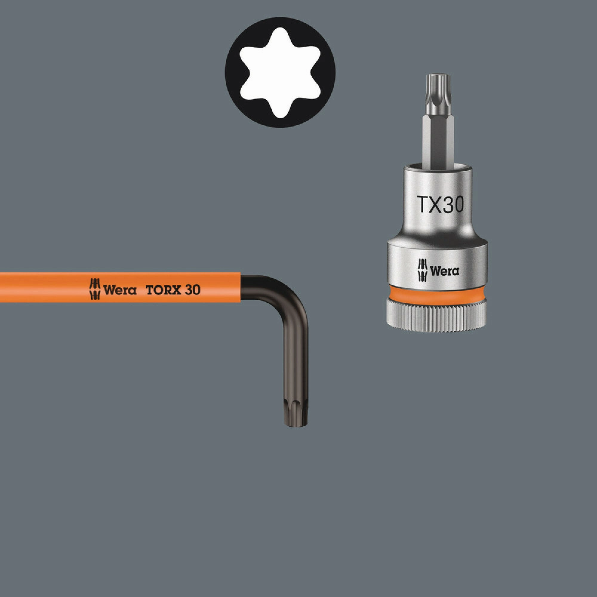 Wera 967 SPKL TORX BO L-key Multicolour, TX 40 x 132 mm