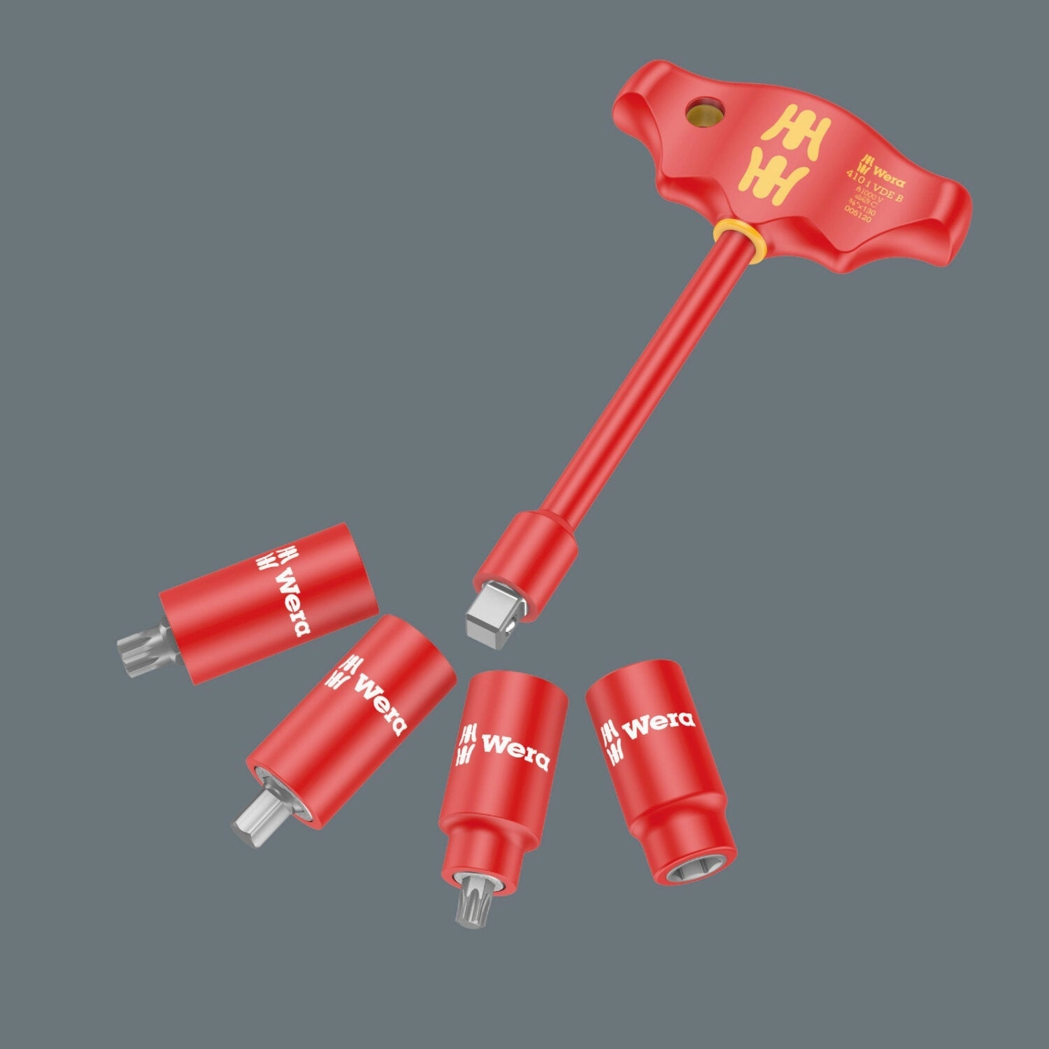 Wera 9726 Foam Insert 8007 B VDE Zyklop VDE Ratchet Set 1, 3/8", 28 Pc.