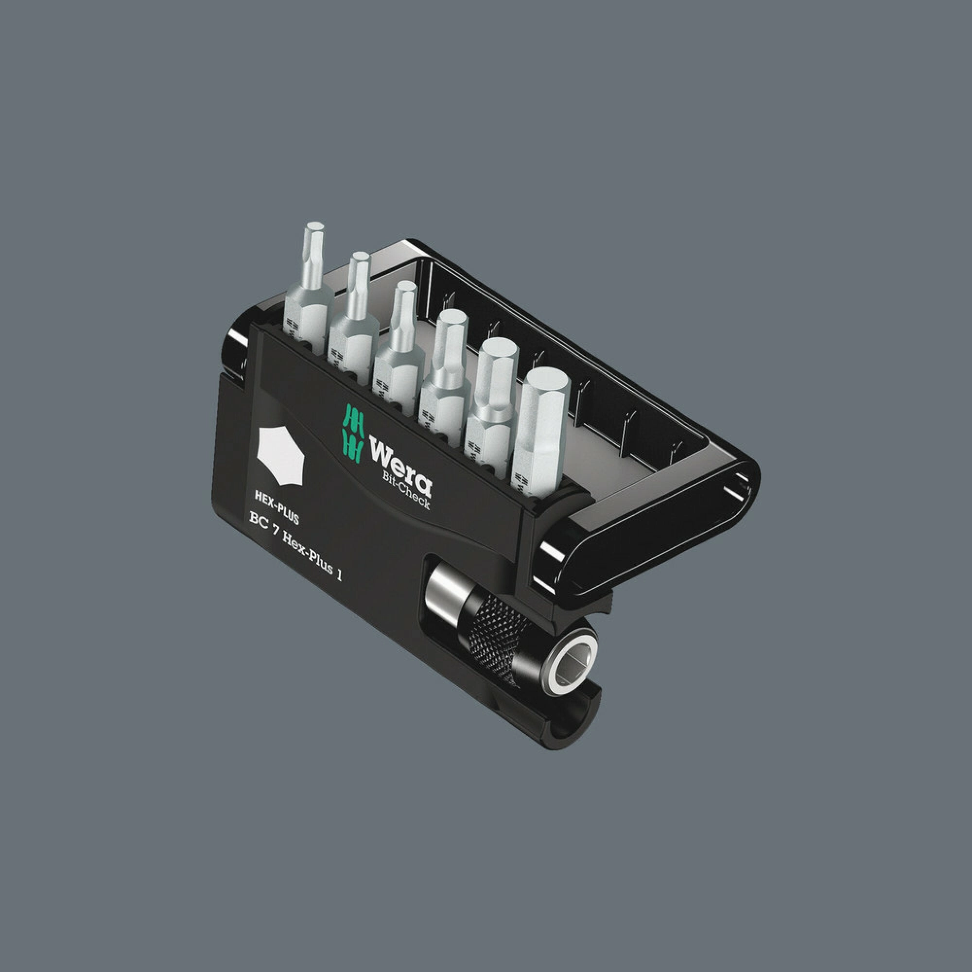 Wera Bit-Check 7 Hex-Plus 1, 7 pieces