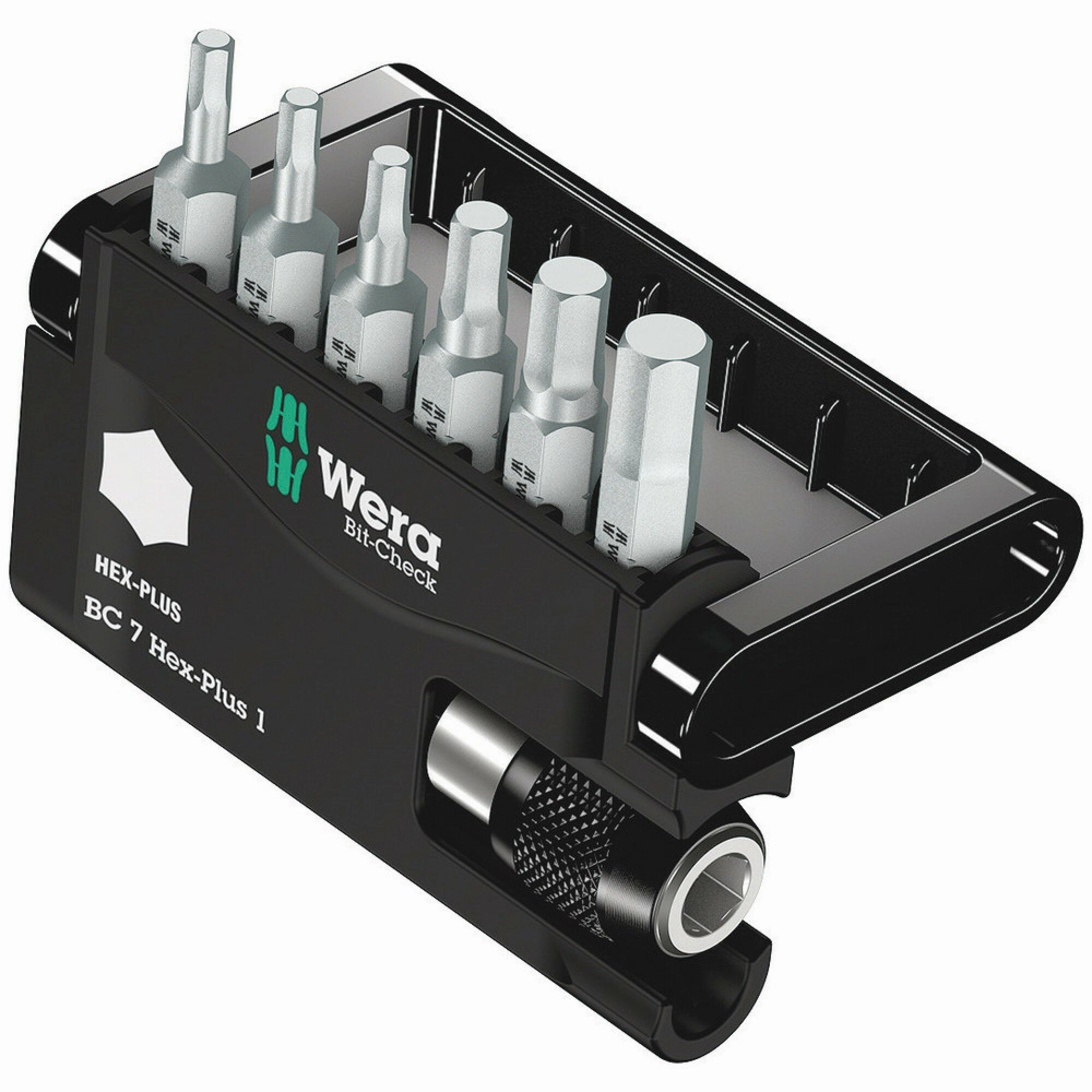 Wera Bit-Check 7 Hex-Plus 1, 7 pieces