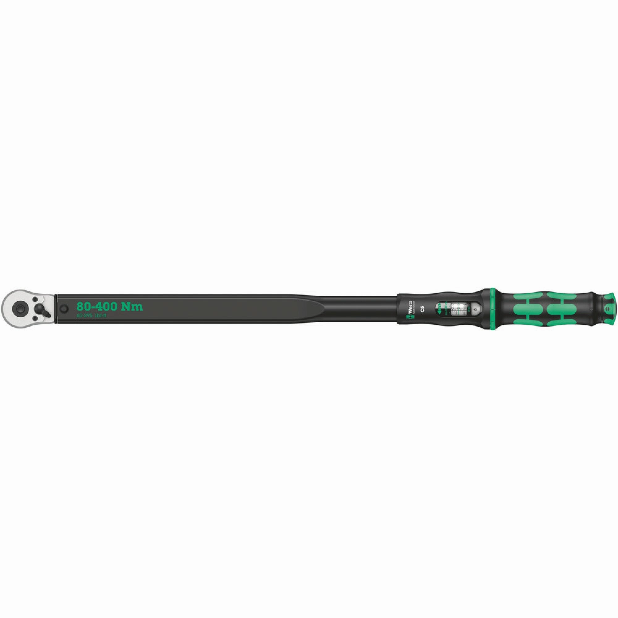 Wera Click-Torque C 5 torque wrench with reversible ratchet, 80-400 Nm, 1/2" x 80-400 Nm