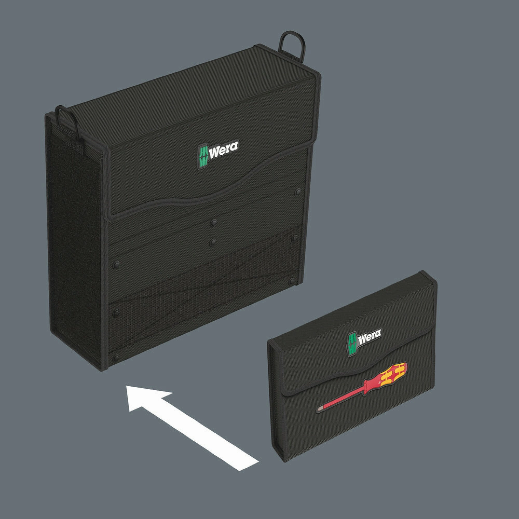 Wera Kraftform 100 iS/7 set 2 Screwdriver set Kraftform Plus series 100. Partly with reduced blade diameter, 7 pieces