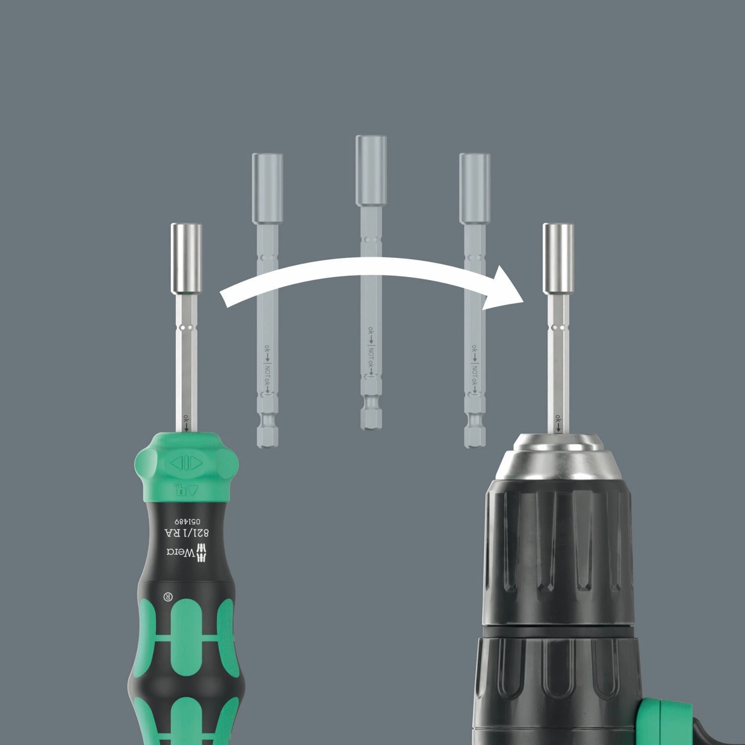 Wera Kraftform Kompakt 28 RA 1, 6 Pc.