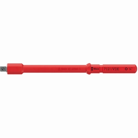 Wera Kraftform Kompakt A VDE 712 i Adapter Blade, Insulated, for 1/4" Sockets, 1/4" x 154 mm