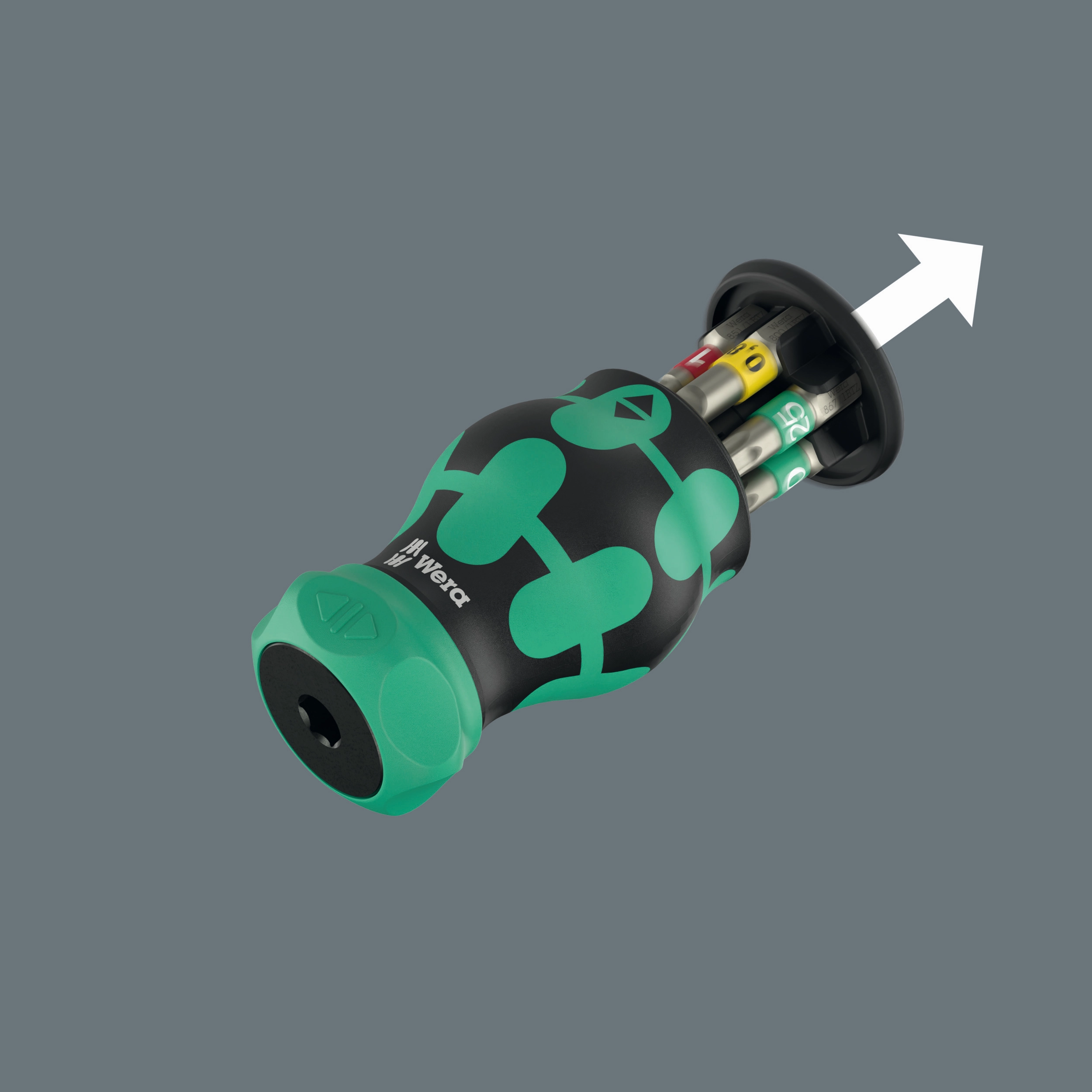 Wera Kraftform Kompakt Stubby magazine RA 1, 6 pieces
