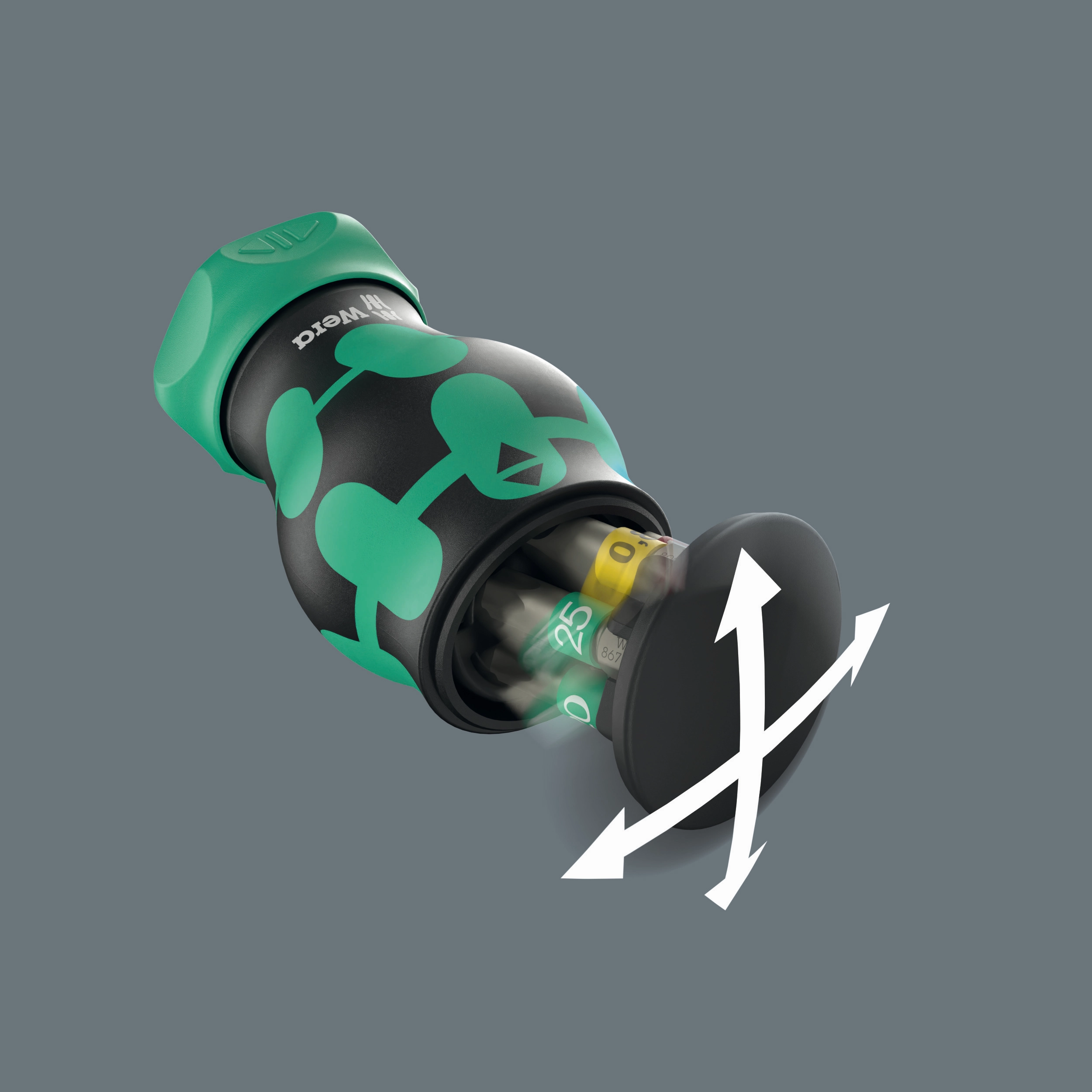 Wera Kraftform Kompakt Stubby magazine RA 1, 6 pieces