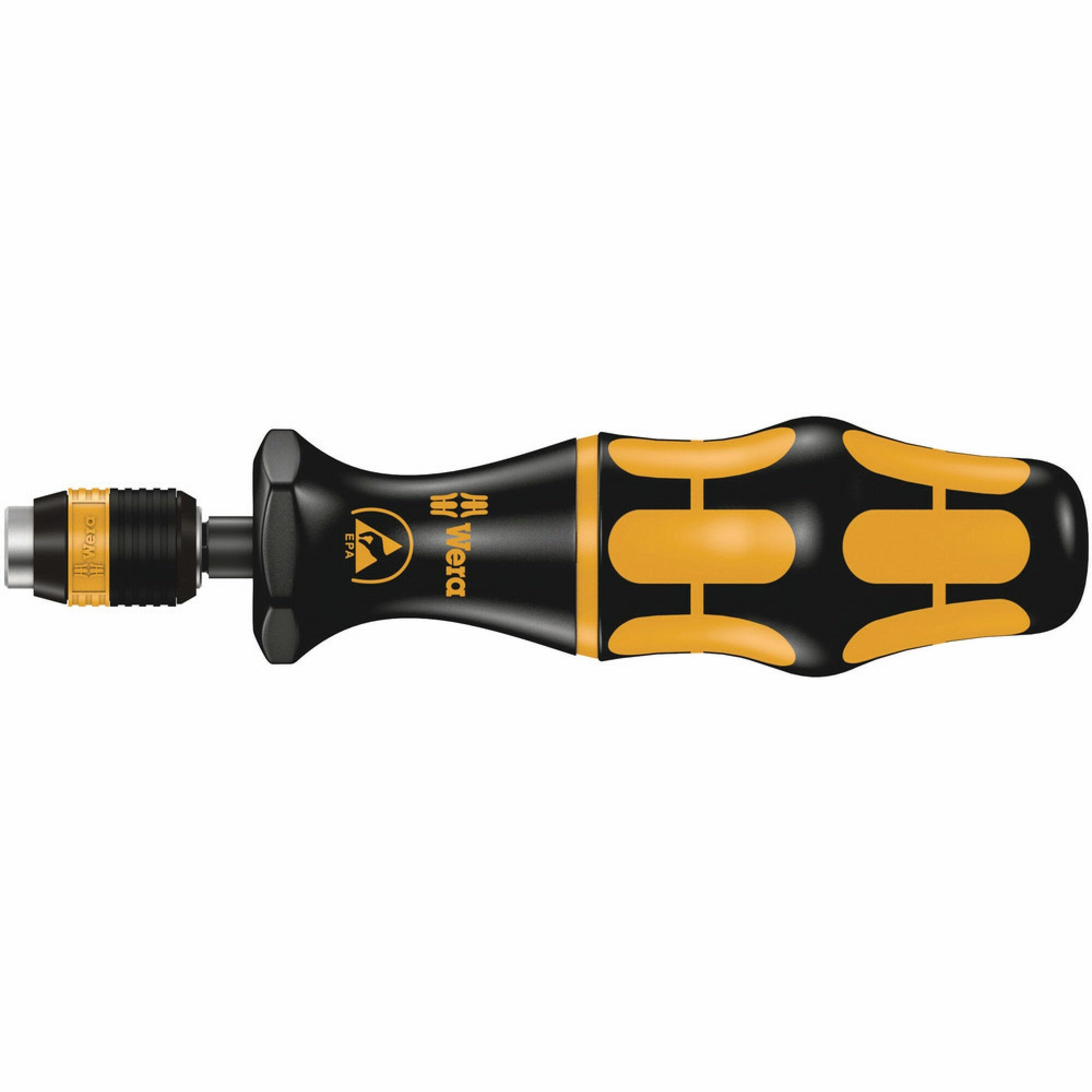 Wera Series 7400 ESD Kraftform pre-set, adjustable torque screwdrivers (0,1-1,5 Nm) with Rapidaptor quick-release chuck, handle size 105 mm, 7460 ESD x 0.3 Nm x 0.3-1.2 Nm