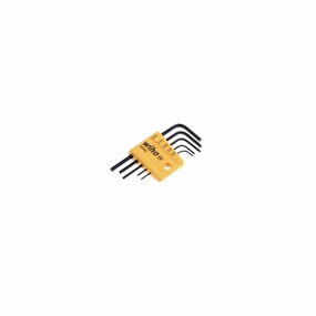 Wiha 35393 5 Piece Mini L-Key Short Hex SAE Set