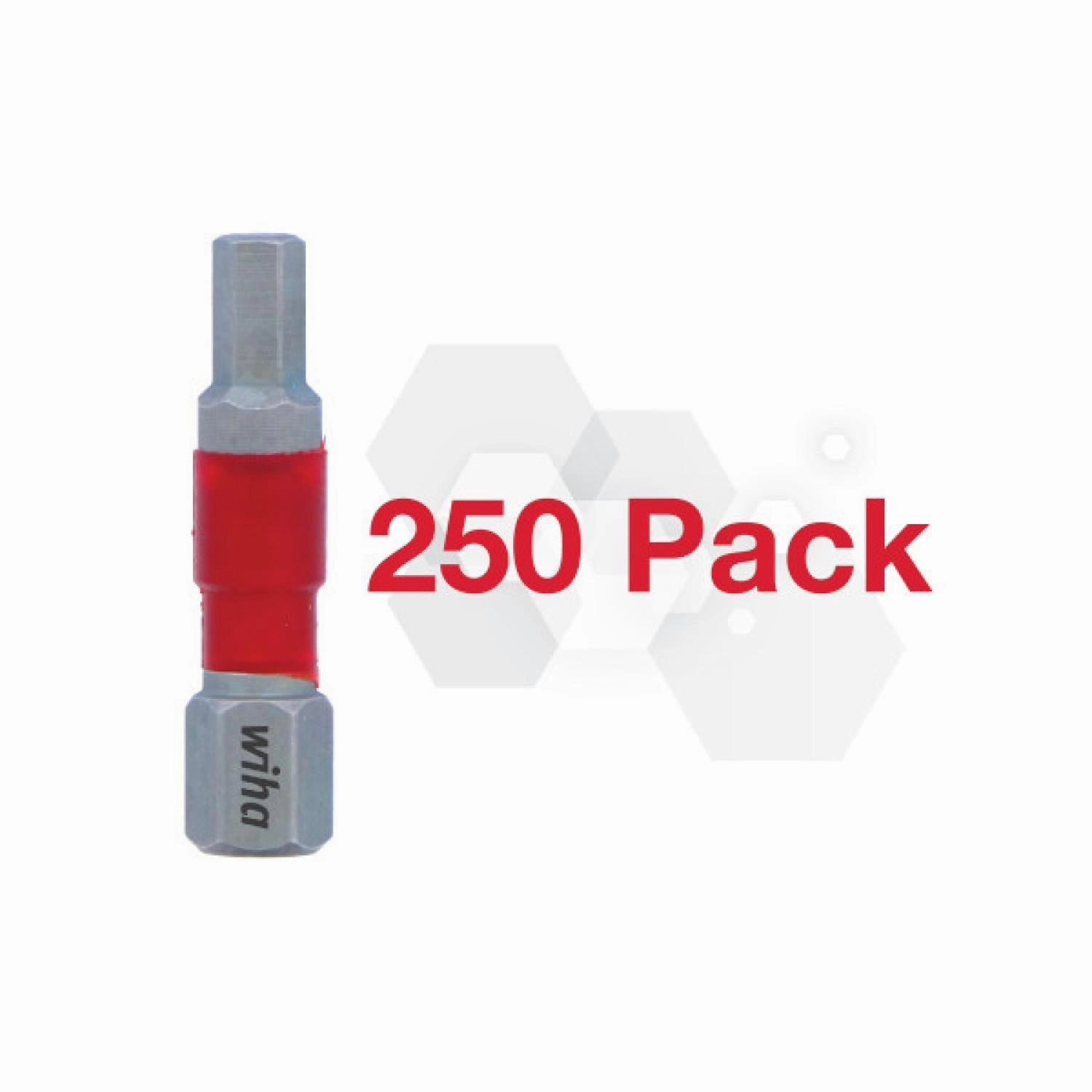 Wiha 76529 - Impact Insert Bit Hex 7/32" - 250 Pk