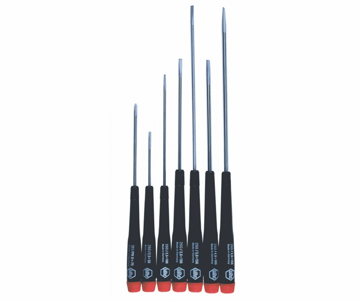 Wiha Tools 26092 7 Piece Precision Slotted and Phillips Screwdriver Set