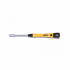 Wiha Tools 27775 ESD Safe PicoFinish Precision Screwdriver - Nutdriver 3/16" x 60mm