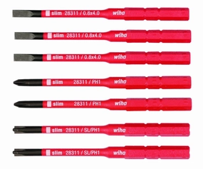 Wiha Tools 28372 Insulated SlimLine Blade Set, 7 Pc.