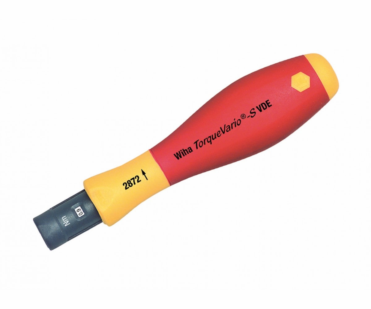 Wiha Tools 28736 Insulated Adjustable TorqueVario-S Handle 0.8-5.0Nm